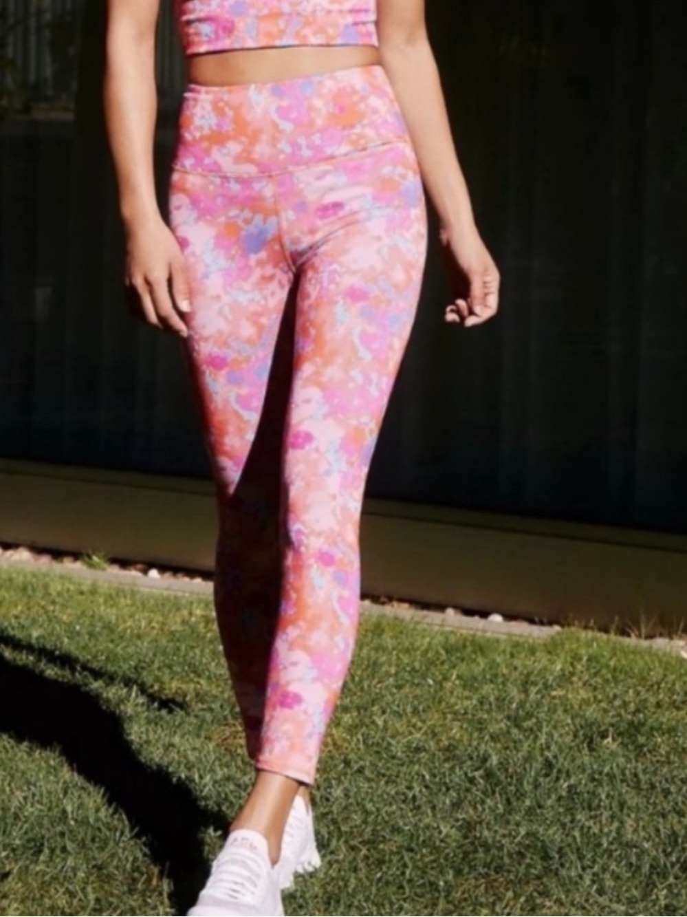 NWOT Anthropologie x Daily Practice Liana Printed Leggings Size XS Z571